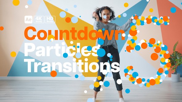 Videohive Countdown Particles Transitions Elements template preview