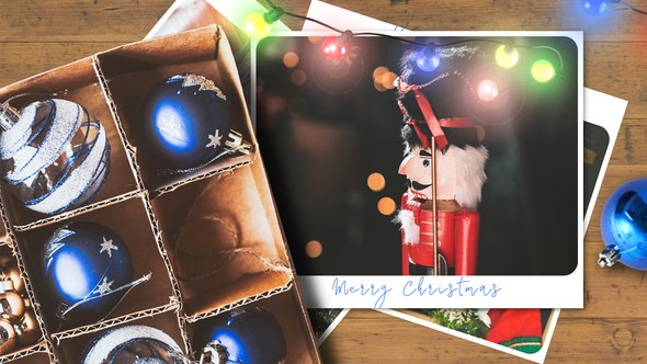 Videohive Christmas and New Year Photo Slideshow Video Displays template preview