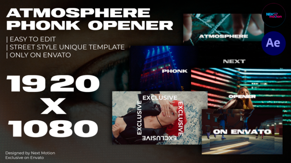 Videohive Atmosphere Phonk Opener Openers template preview