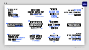Videohive Fastest Quotes Animation  AE Titles template preview