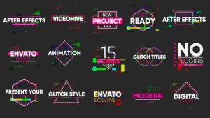 Videohive Glitch Titles 23221985 Titles template preview