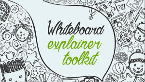 Whiteboard Explainer Toolkit Video Displays template preview