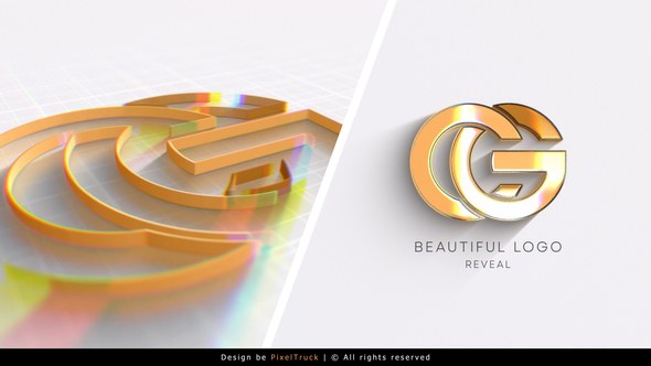 Videohive Beautiful logo reveal Logo Stings template preview