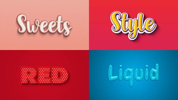 Videohive Text Effect 06 Titles template preview