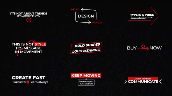 Videohive Kinetic Text Animation | After Effects 59313570 Titles template preview