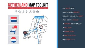 Netherland Map Toolkit Video Displays template preview