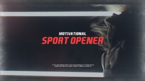 Videohive Motivational Sport Opener Openers template preview