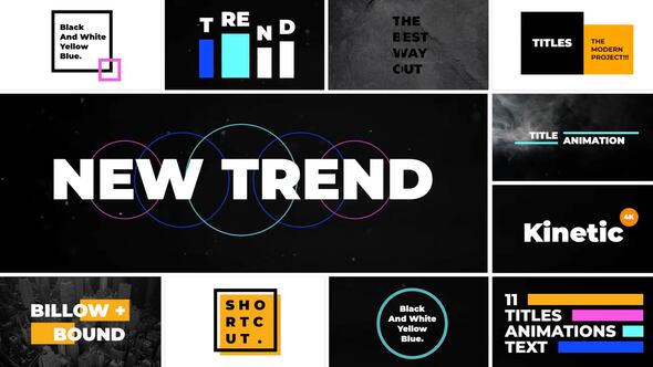 Videohive Modern Titles | After Effects 36005131 Titles template preview