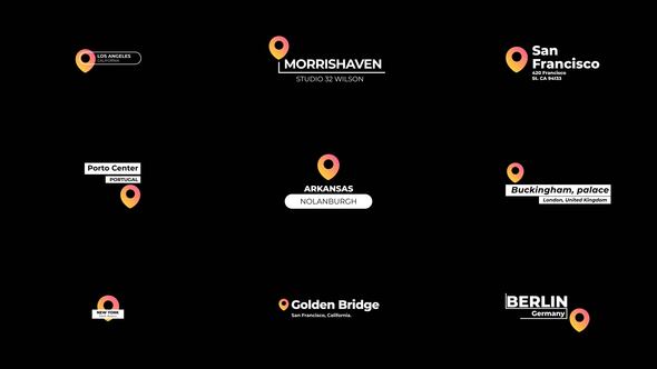 Videohive Location Titles 2.0 | AE Titles template preview