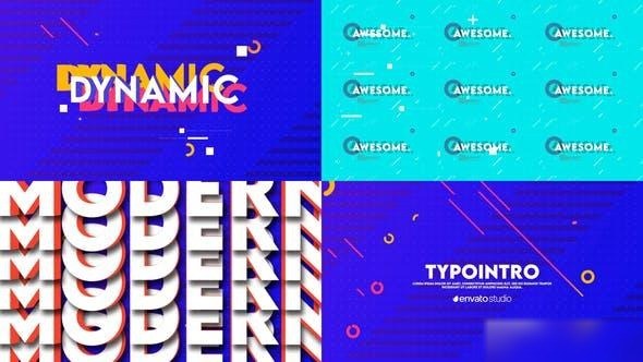 Videohive Typo Intro 31996251 Openers template preview