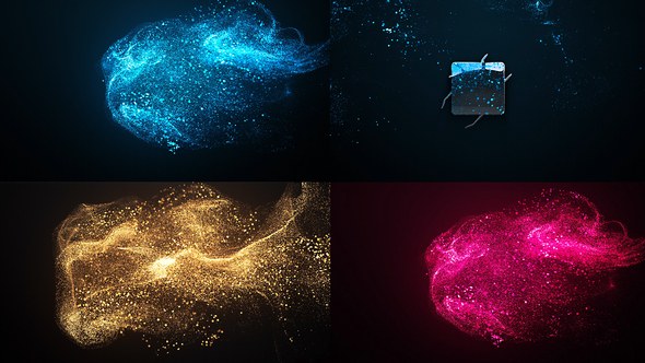 Videohive Elegant Particle Logo 22839895 Logo Stings template preview