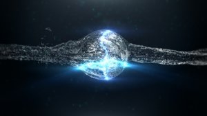 Videohive Energy Water Sphere Logo Reveal Logo Stings template preview