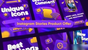 Videohive Instagram Stories Product Offer Openers template preview