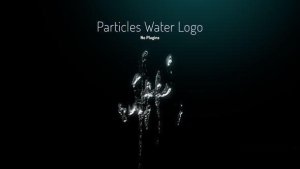 Videohive Particles Water Logo - No Plugins Logo Stings template preview