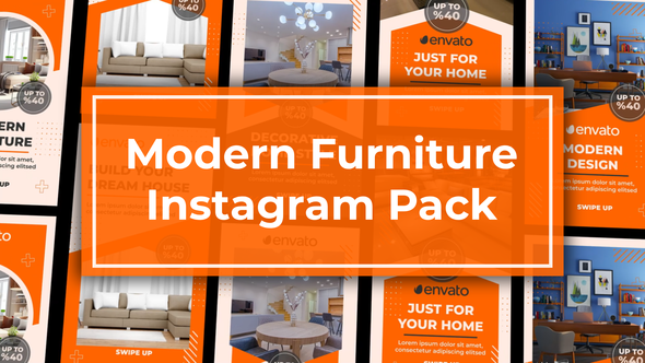 Videohive Furniture Commercial Instagram Story Reel Product Promo template preview