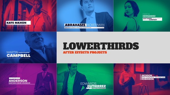 Videohive LowerThirds 52970594 Titles template preview