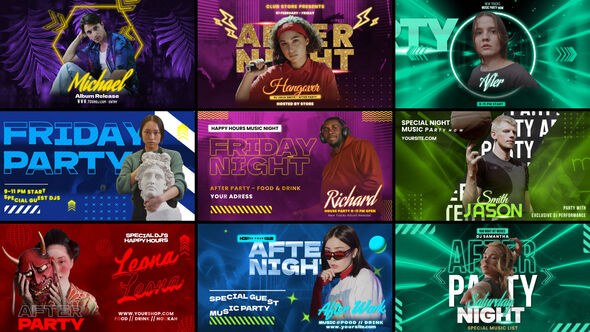Videohive After Pulse Freeze Frame Elements template preview