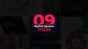 Videohive Stylish Quotes 51254025 Titles template preview