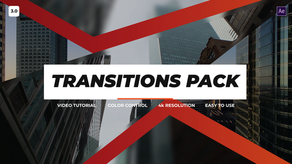 Videohive Transitions Pack 3.0 - After Effects Elements template preview