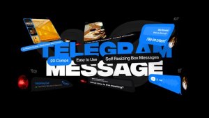 Videohive Telegram Messages Elements template preview