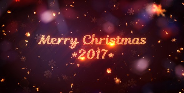 Christmas Titles Video Displays template preview