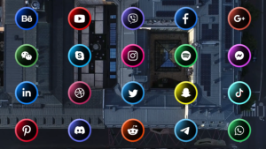 Videohive Social Media Buttons 43590970 Titles template preview