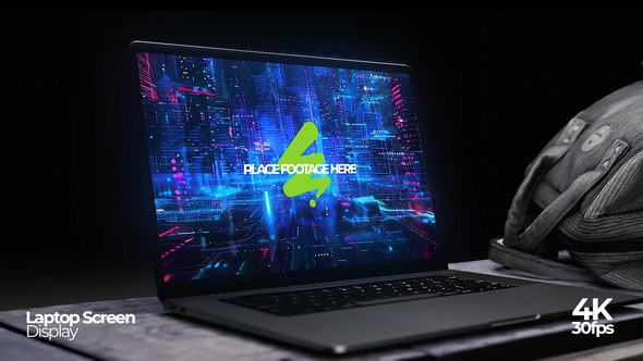 Videohive Laptop Screen Mockup 58739101 Product Promo template preview