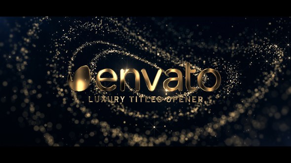 Videohive Golden Luxury Titles Titles template preview