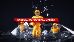 Energizing Football Opener Video Displays template preview