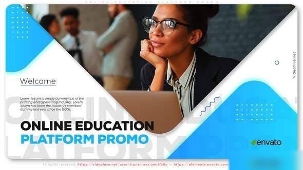 Videohive Online Education Platform Promo Openers template preview