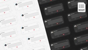 Twitter X Social Media Logo Intro MOGRT Premiere Pro template preview