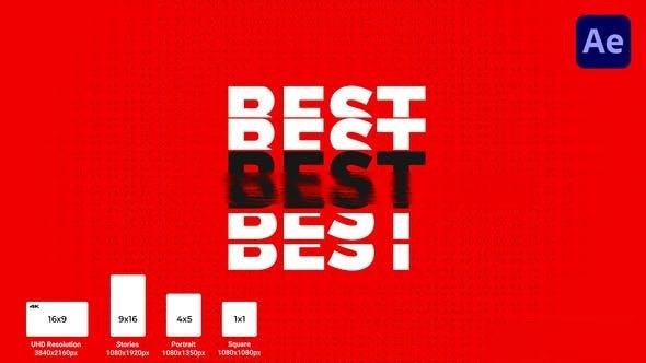 Videohive Rhythmic Short Intro Openers template preview