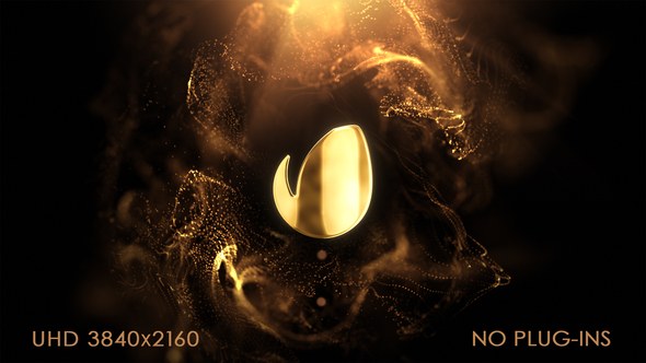 Videohive Particle Elegance Logo Intro Logo Stings template preview