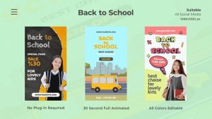 Videohive Back to School 53748786 Openers template preview