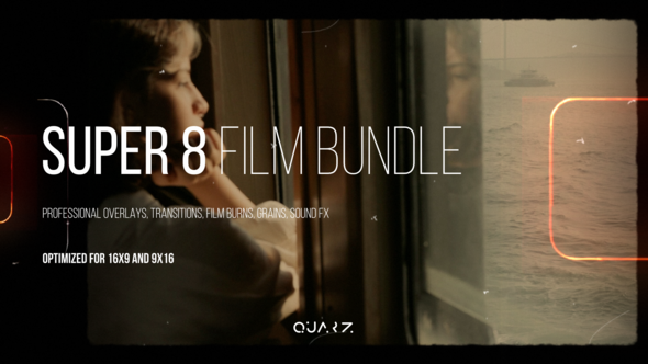 Videohive Super 8 Film Bundle for After Effects Elements template preview