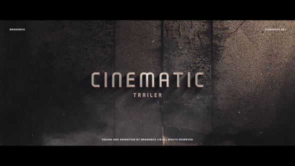 Videohive Epic Cinematic Titles Trailer Titles template preview