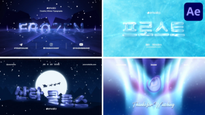 Videohive Winter Typography for After Effects Titles template preview