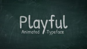 Videohive Playful - Animated Handwriting Typeface Titles template preview
