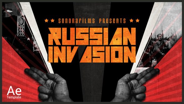 Russian Invasion Video Displays template preview