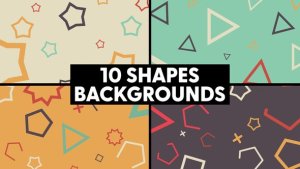 Videohive Geometric Shapes Backgrounds 47855481 Elements template preview