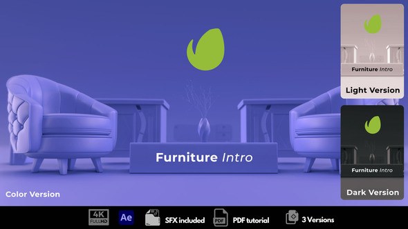 Videohive Furniture Intro 51143280 Logo Stings template preview