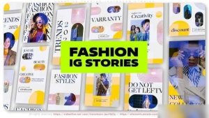 Videohive Creative Fashion Instagram Stories Openers template preview
