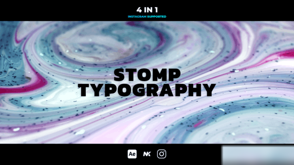 Videohive Stomp Typography 42188868 Openers template preview