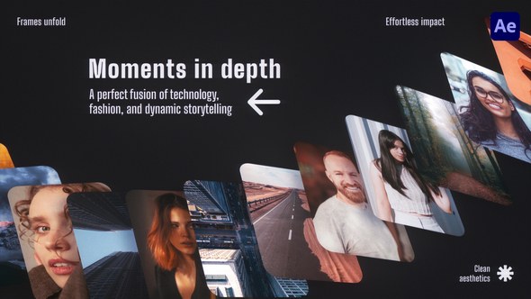 Videohive 3D Space Multiscreen Opener Openers template preview