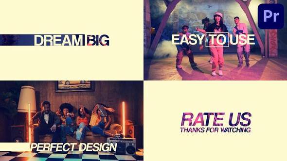Color Filter Slideshow for Premiere Pro Premiere Pro template preview