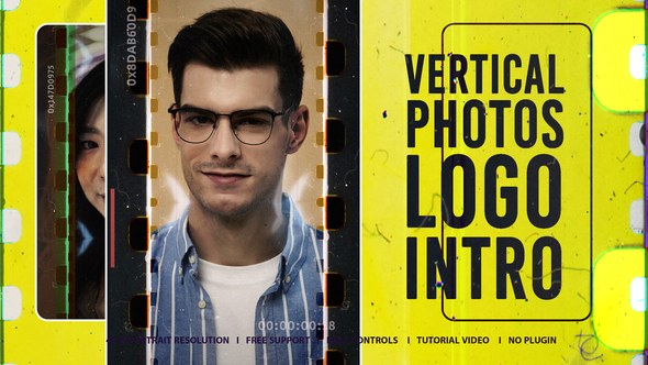 Videohive Vertical Slideshow Intro - Vertical Openers template preview