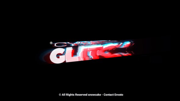 Videohive Cyber Glitch Titles Titles template preview
