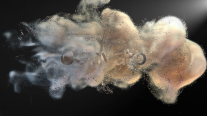 Videohive Glitter Smoke Logo Reveal Logo Stings template preview