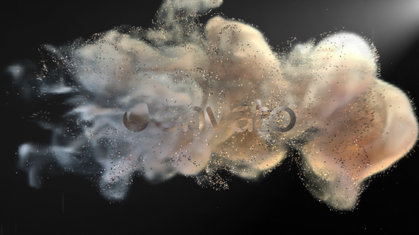 Videohive Glitter Smoke Logo Reveal Logo Stings template preview