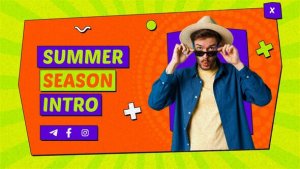 Videohive Summer Season Intro Broadcast-packages template preview